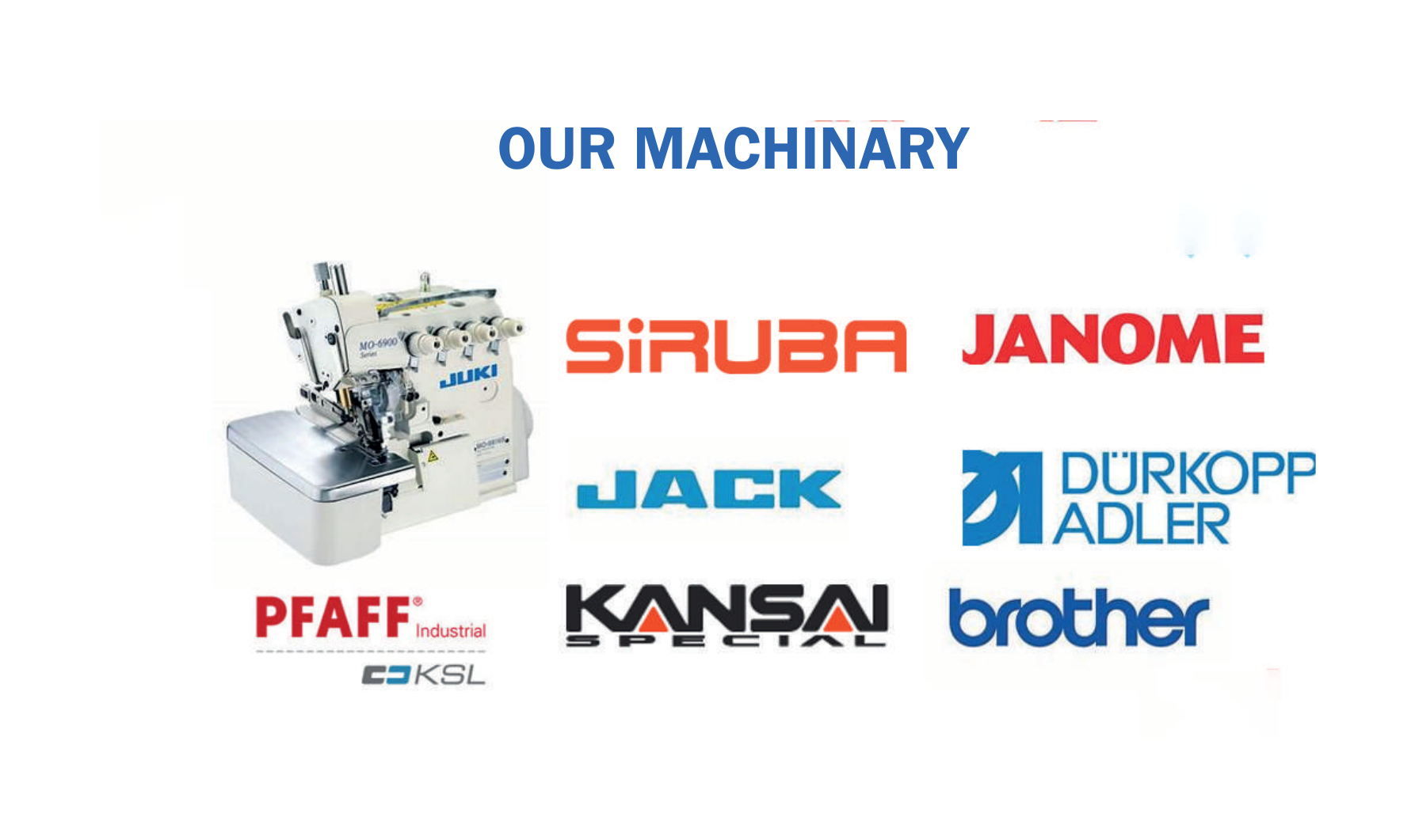 Our Machinery Brands