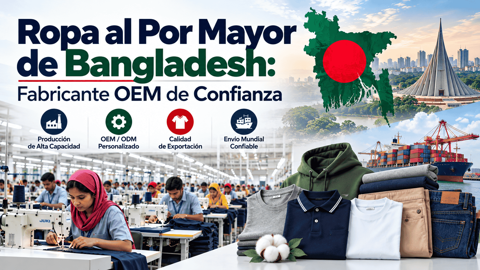Ropa al Por Mayor de Bangladesh: Fabricante OEM de Confianza